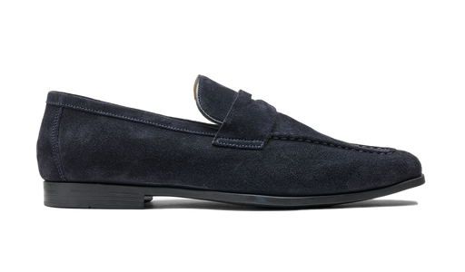 Capri - Pelle scamosciata blu navy