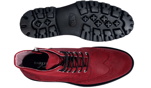 Kelsey - Pelle scamosciata cerata Burg