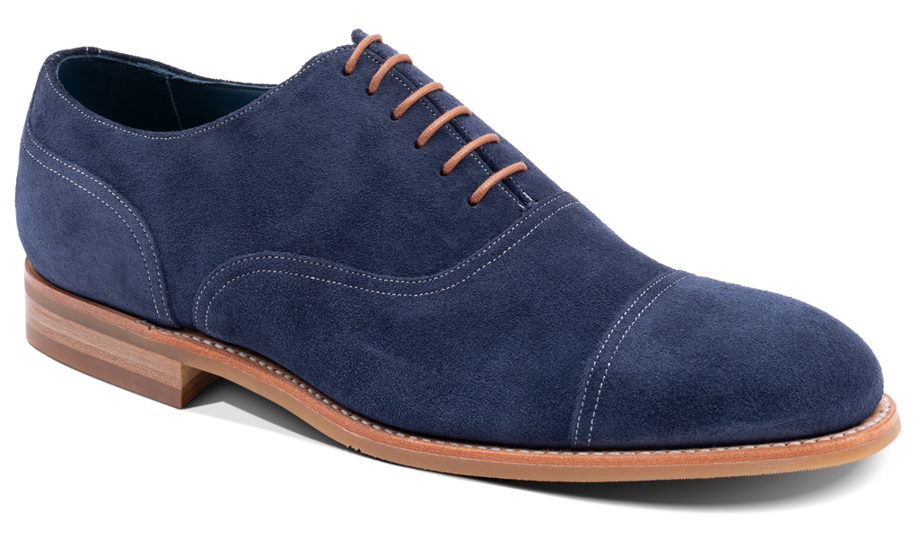 Pullman-Blaues Wildleder Barker Shoes Europe