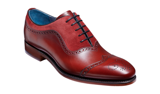Nicholas - Cherry Calf / Burgundy Suede