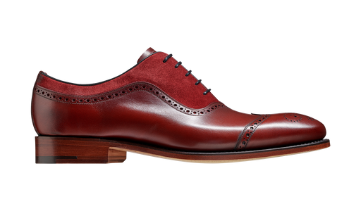 Nicholas - Cherry Calf / Burgundy Suede