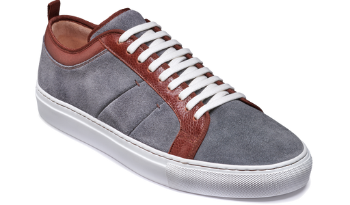Greg - Grey Suede / Brown Grain