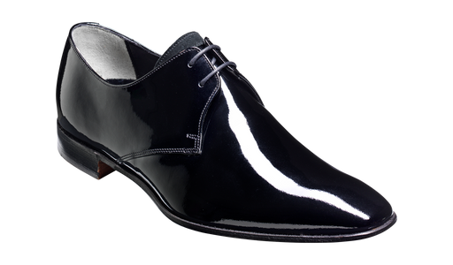 Goldington - Schwarzer Lack / Wildleder