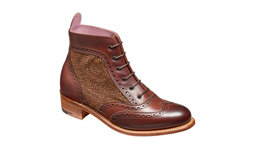 Grace - Nussbrauner Tweed in Kalbsbraun
