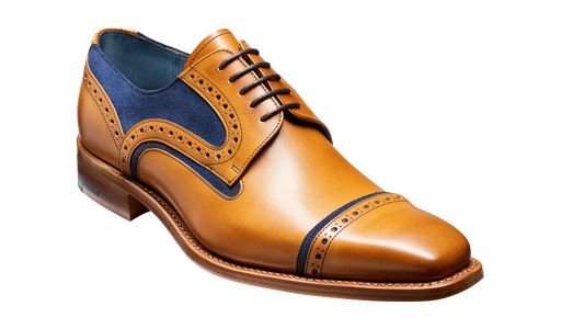 Haig - Vitello cedro / Camoscio blu