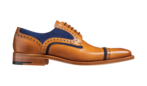 Haig - Vitello cedro / Camoscio blu