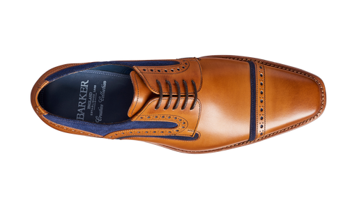 Haig - Vitello cedro / Camoscio blu