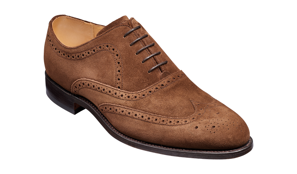 Suede brogues heren outlet