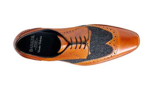 Jackson - cedrowa cielę / niebieski tweed