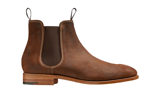 Mansfield - Brown Waxy Suede