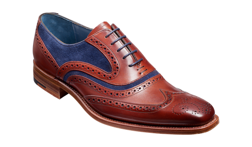 Mcclean - Rosewood Calf / Navy Suede