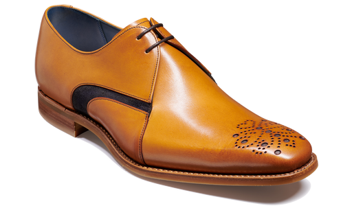 Sullivan - Cedar Håndmalet / Navy Ruskind