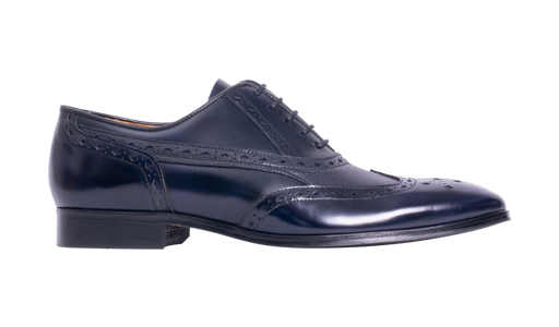Bampton - Blu Navy Hi-Shine/Grain