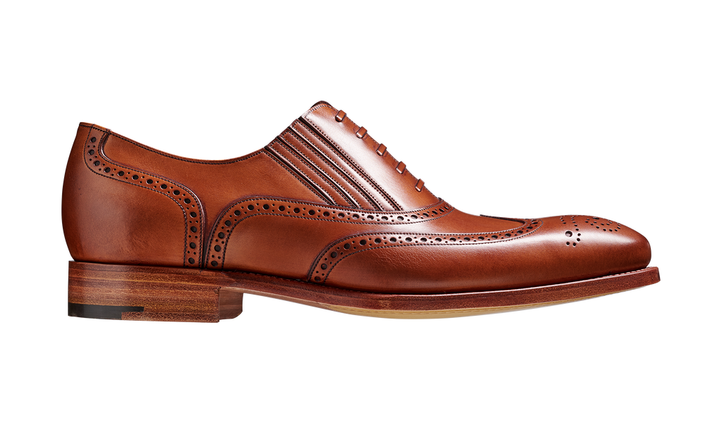 Timothy Rosewood Calf Mens Oxford Brogue Barker Shoes Europe