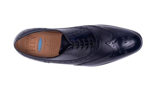 Bampton - Blu Navy Hi-Shine/Grain