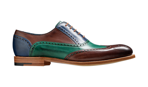 Valiant Multi - Ebony / Green / Blue Hand Painted