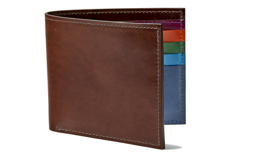 Portfel Bifold Multi Stripe - Ręcznie malowany heban