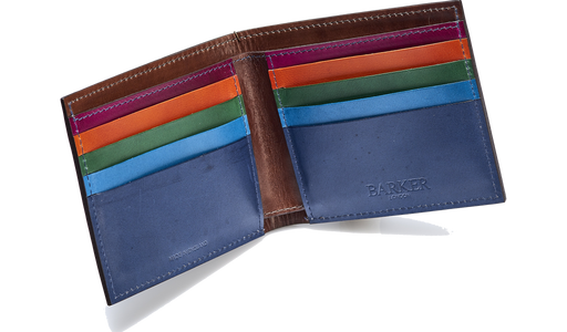 Portfel Bifold Multi Stripe - Ręcznie malowany heban
