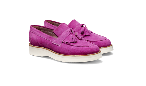 Abbie - Fuchsia Suede