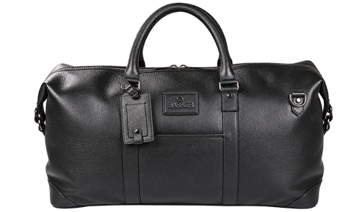 Carlisle Holdall - Black Coach Pebble Print