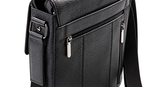 Small Man Bag - Exeter Black Coach Print