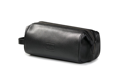 Flint Wash Bag - Black Coach Pebble Print