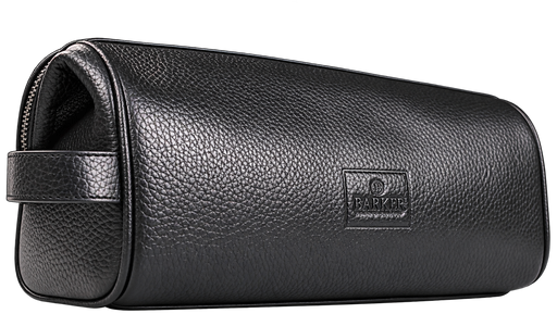 Flint Wash Bag - Black Coach Pebble Print