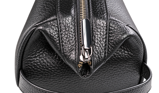 Flint Wash Bag - Black Coach Pebble Print