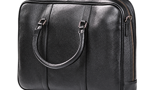Monmouth Large Briefcase - Black Coach Pebble Print