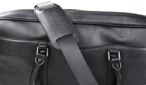 Monmouth Large Briefcase - Black Coach Pebble Print
