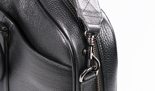 Monmouth Large Briefcase - Black Coach Pebble Print