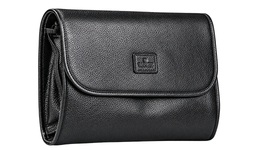 Selkirk Hang Travel Kit - Black Coach Pebble Print