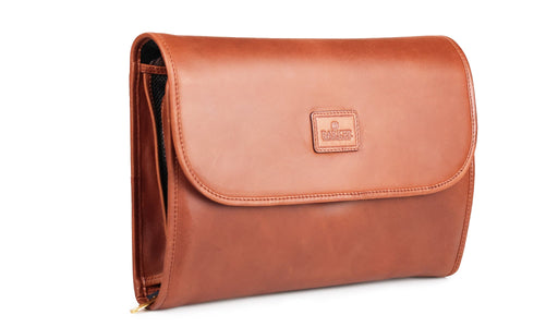 Selkirk – Neceser colgante marrón aceitado Pull-Up