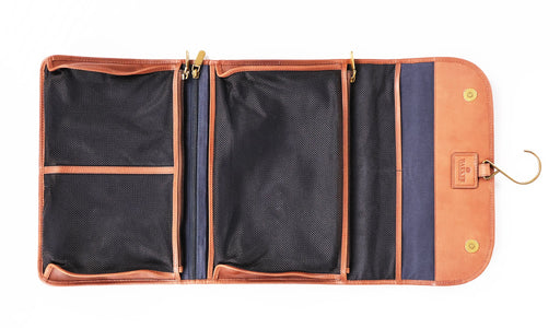 Selkirk – Neceser colgante marrón aceitado Pull-Up