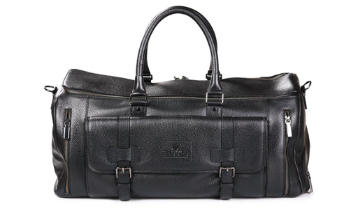 Stafford – Weekender Bag Black Coach Print