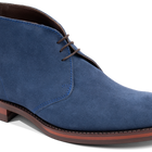Chukka laars - blauw suède