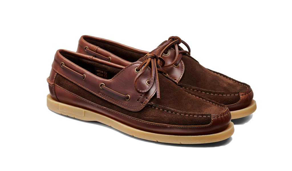 Dexter - Cognac Leather Coffee Suede