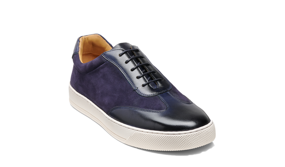 Stig - Vitello scamosciato blu navy