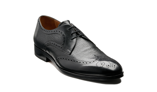 Salcombe – Piel de becerro negra / piel de ciervo negra