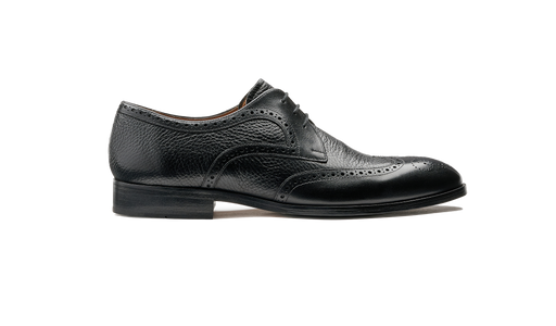 Salcombe – Piel de becerro negra / piel de ciervo negra