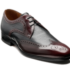 Salcombe – Burgundy Hi-Shine / Black Deer Skin