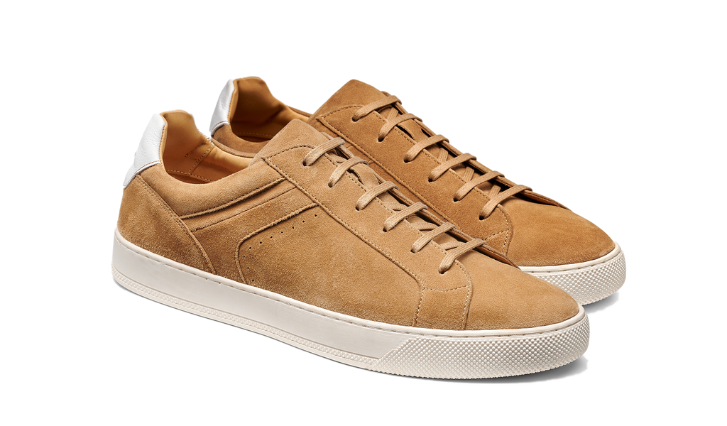 Skylar - Copper Suede White