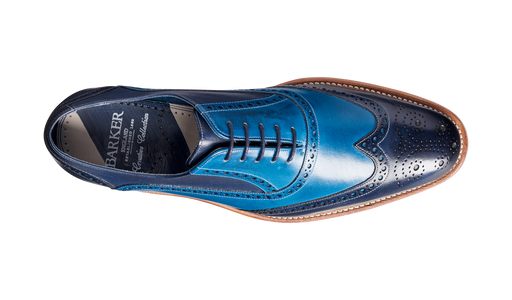 Valiant Multi-Bleu marine/bleu peint à la main