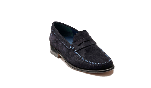 William-Daim bleu marine foncé