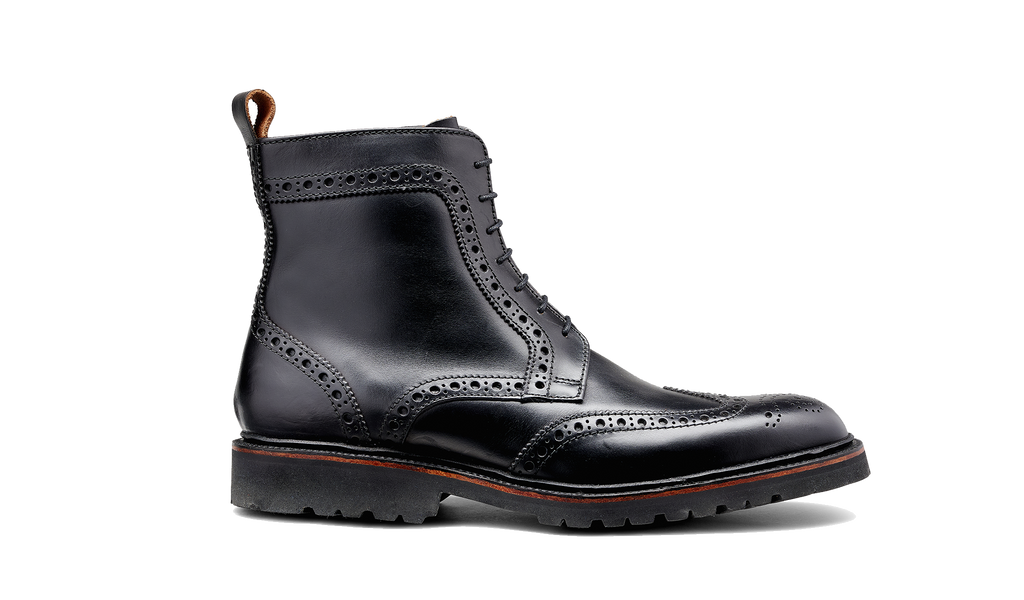 Woodbury - Black Waxy Calf