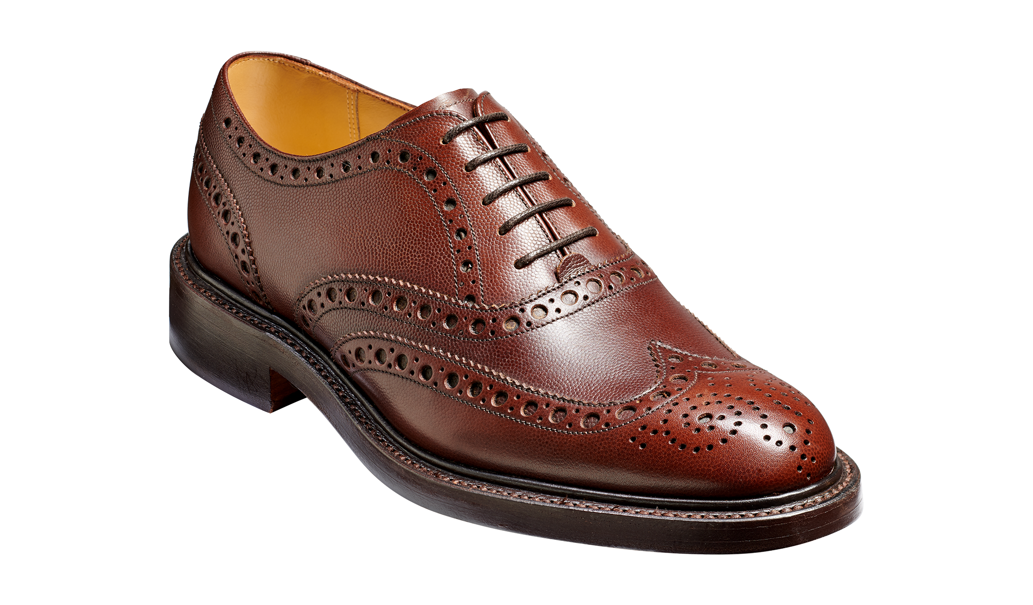 バーカーBarker Oxford Brogue 濃茶スエード 7.5F バーカーBarker Oxford Brogue 濃茶スエード 7.5F