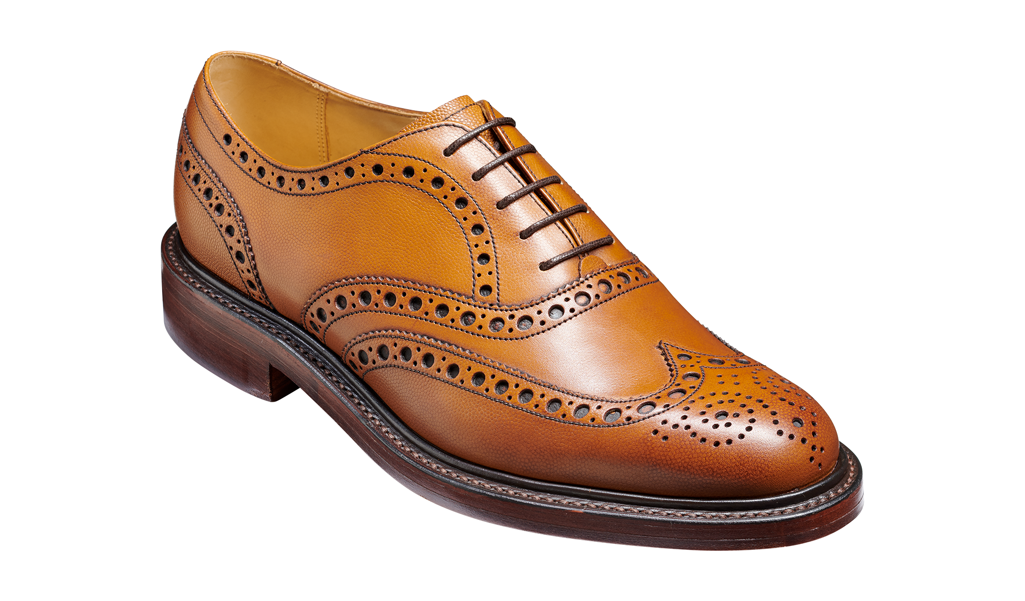 Charles - Cedar Finkorn | Herre Brogue Barker Shoes Europe