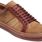 Greg - Tan Suede / Brown Grain