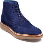 Terry - Navy semsket skinn