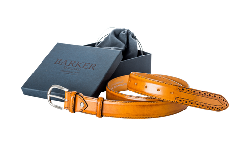 Pasek Brogue - Cedar Calf